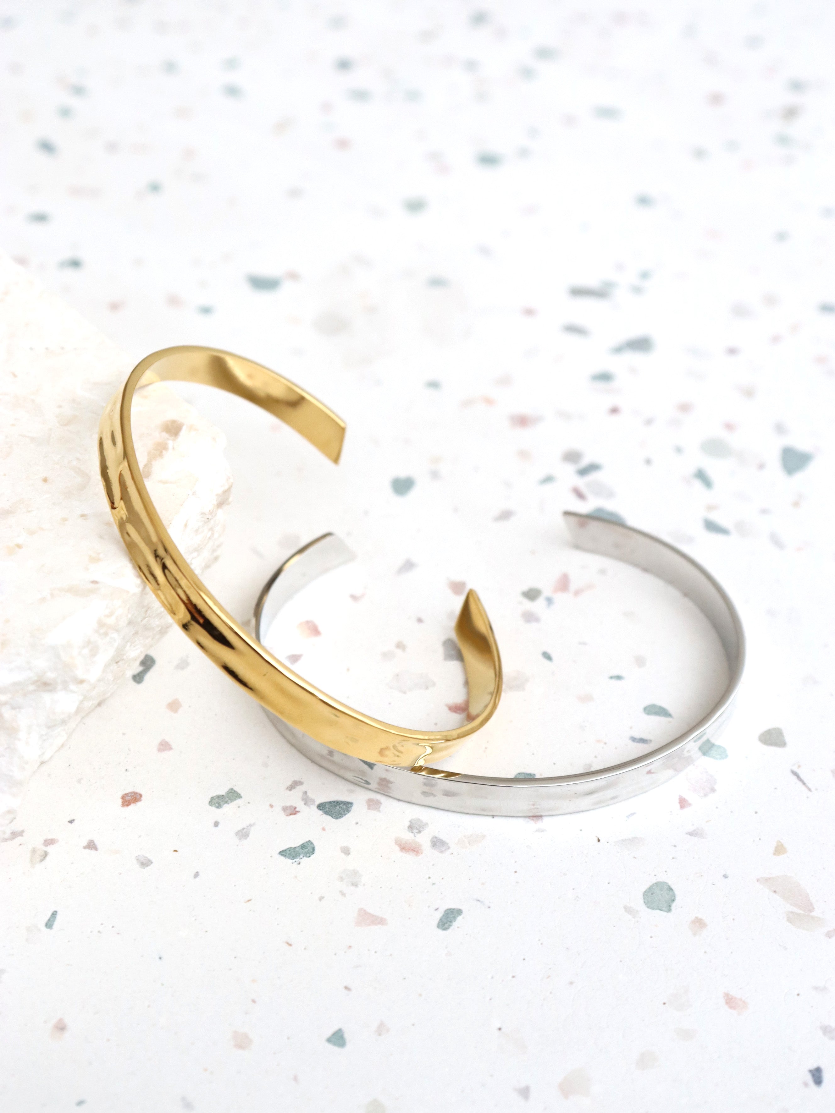Toro Skinny Slim Cuff Bracelet - 18K Gold Plated
