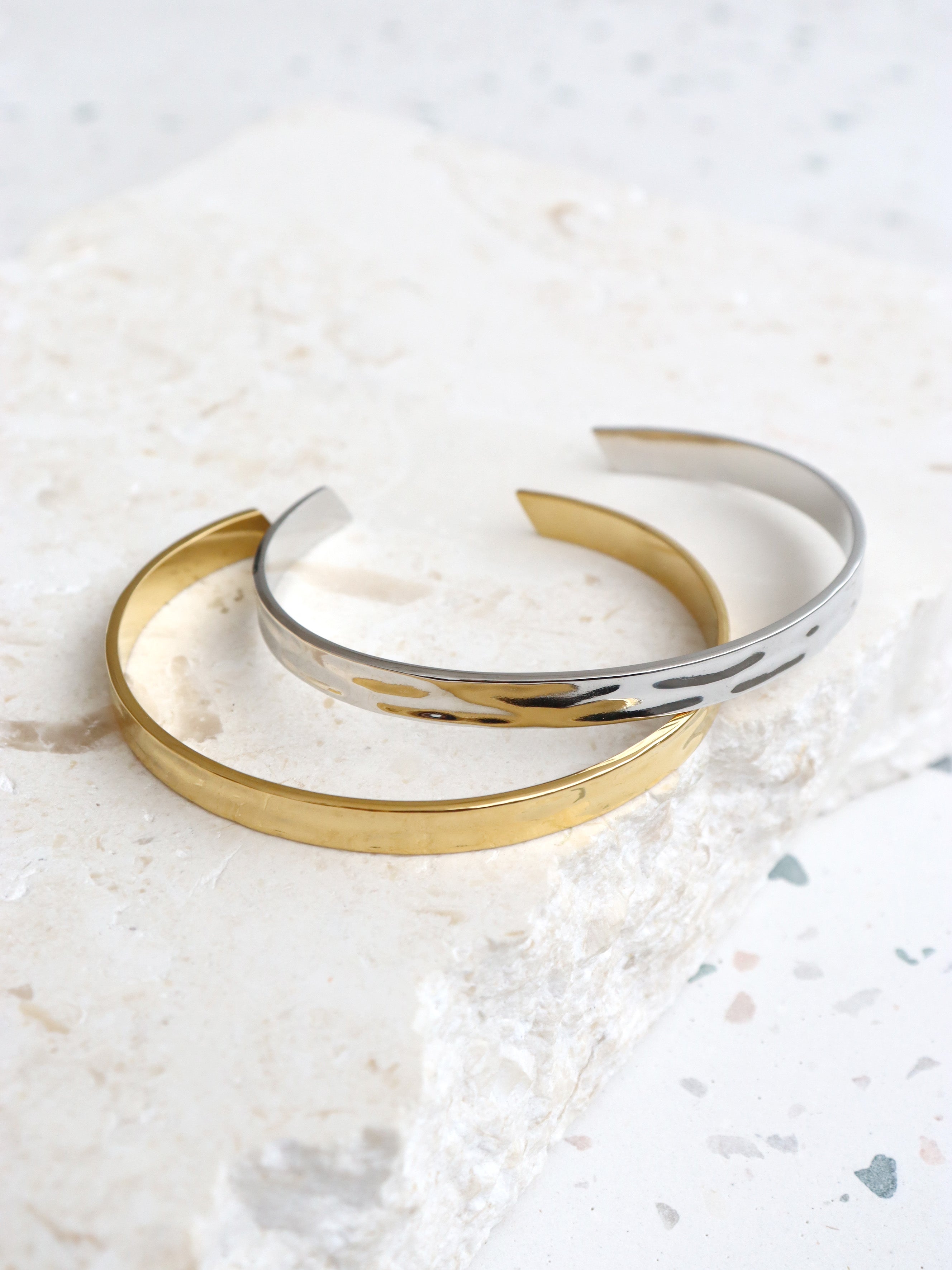 Toro Skinny Slim Cuff Bracelet - Sterling Silver Plated