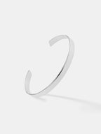 Toro Skinny Slim Cuff Bracelet - Sterling Silver Plated