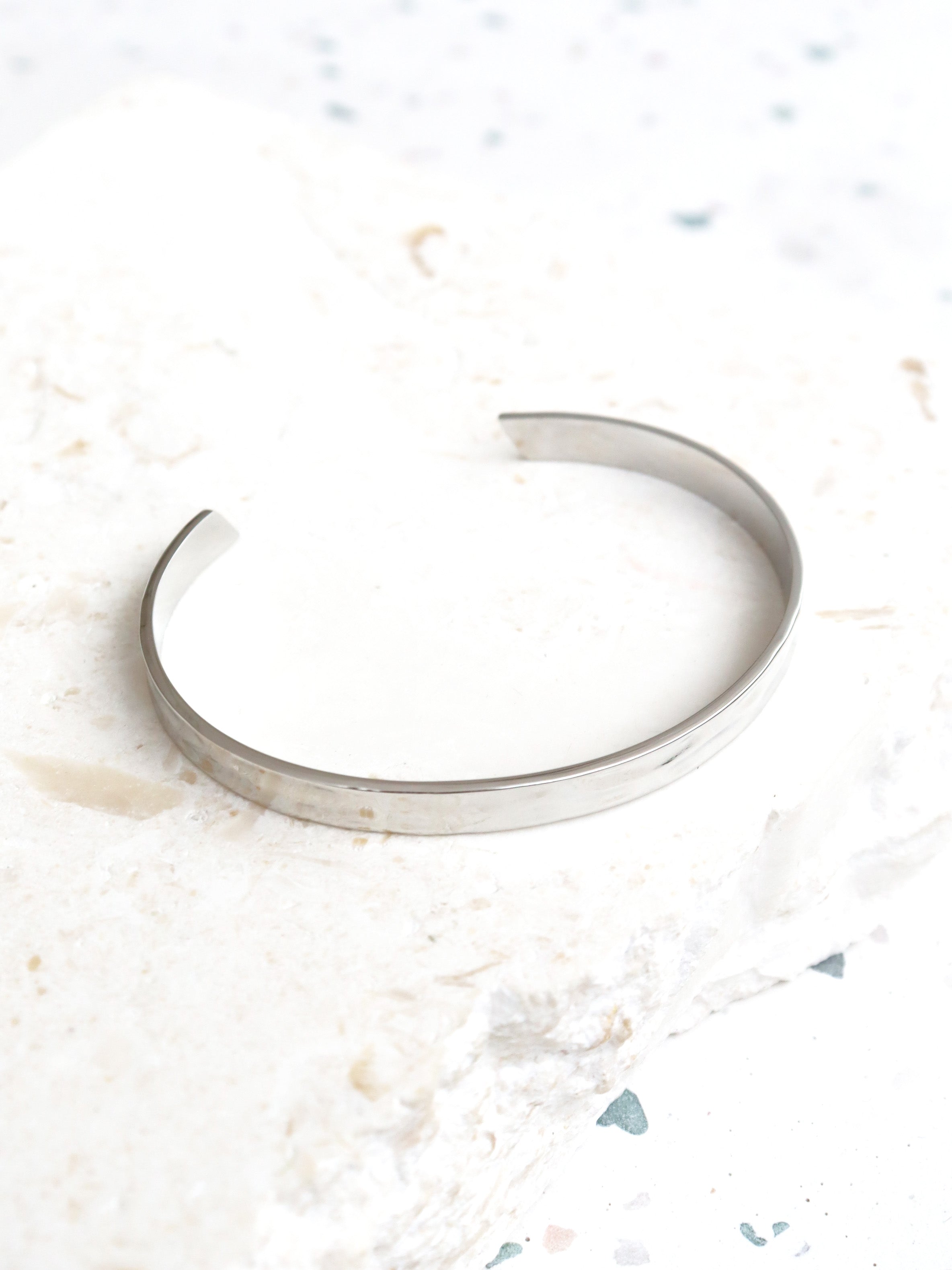 Toro Skinny Slim Cuff Bracelet - Sterling Silver Plated