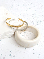 Toro Skinny Slim Cuff Bracelet - 18K Gold Plated