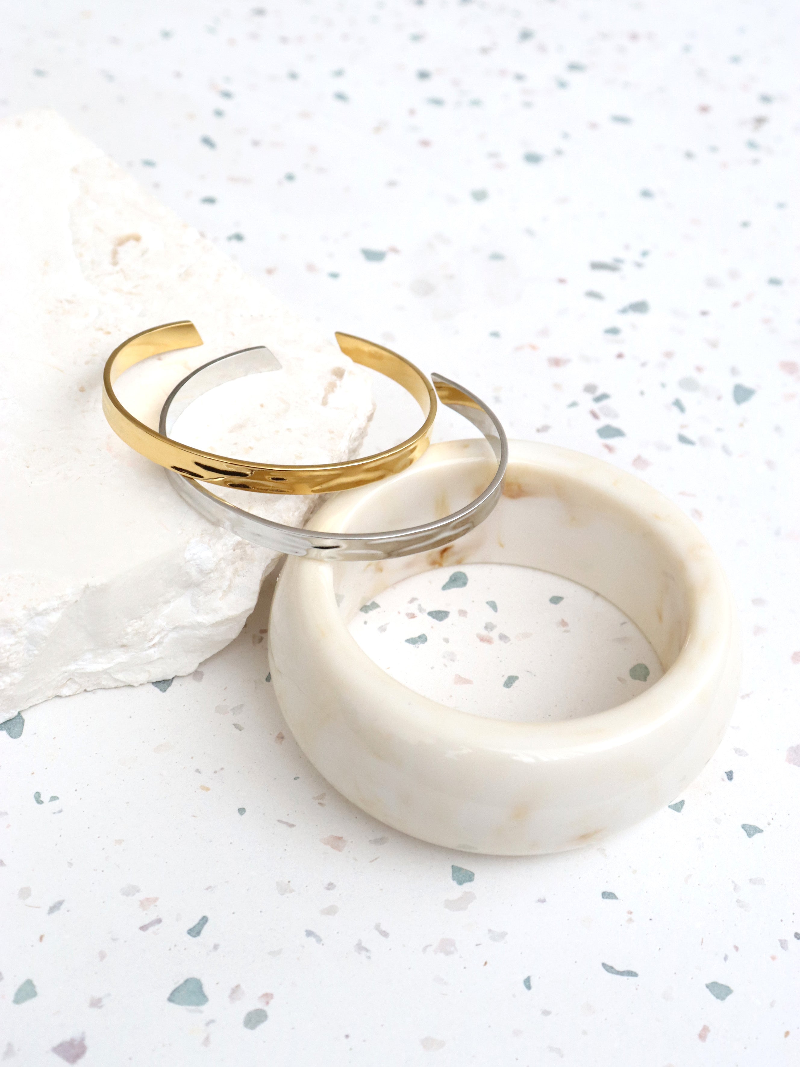 Toro Skinny Slim Cuff Bracelet - 18K Gold Plated