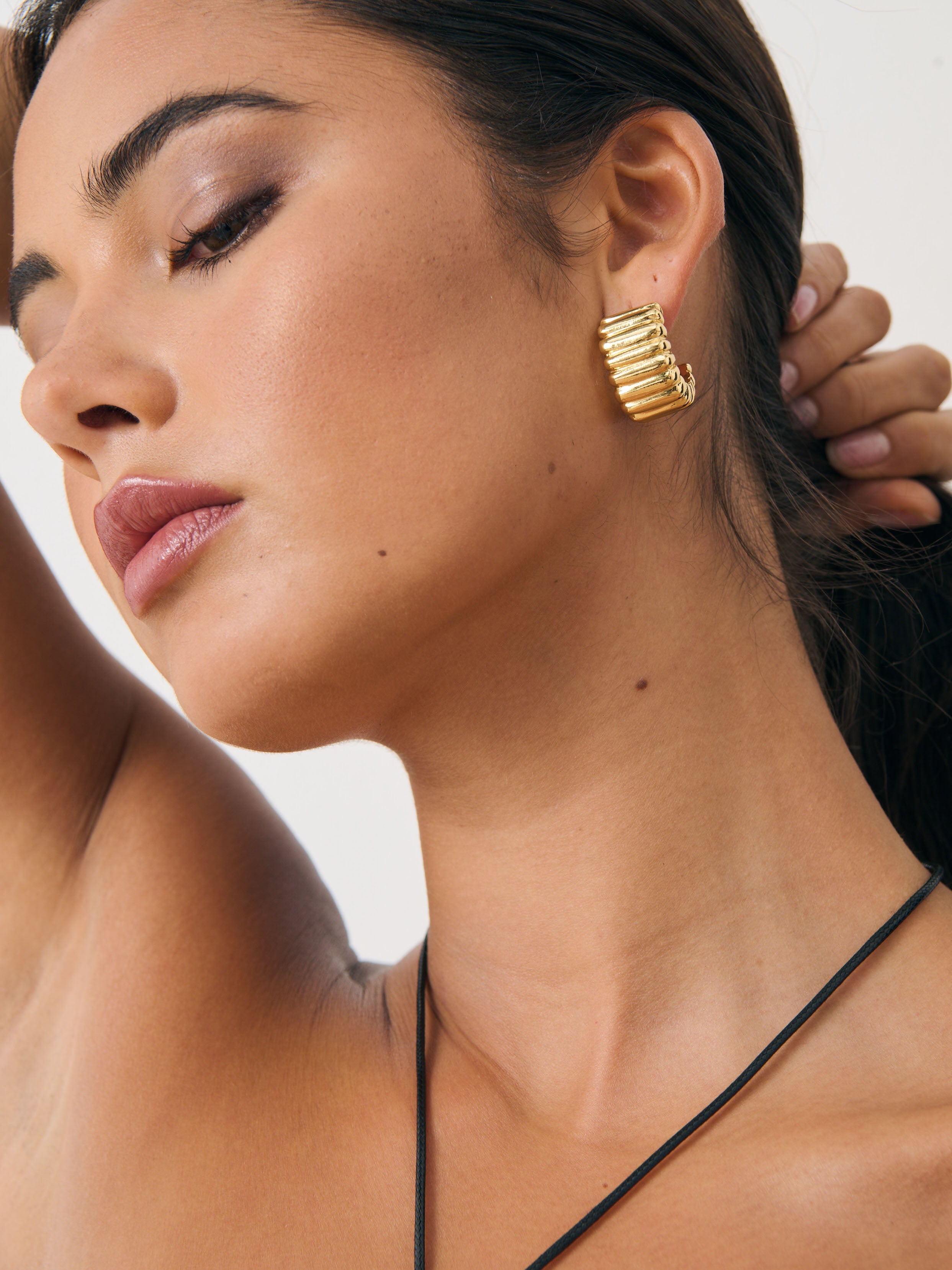 Indira Earrings in 18K Gold Plated