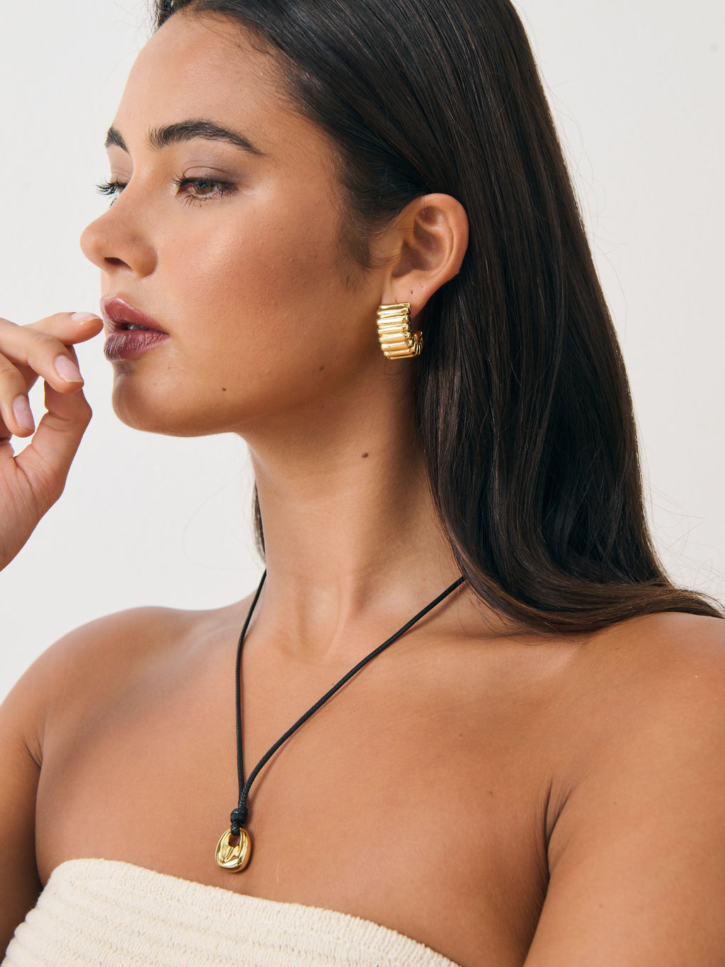 Indira Earrings in 18K Gold Plated