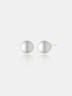 Marisol Glass Pearl Earrings in 18K Gold Plated