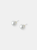 Marisol Glass Pearl Earrings in 18K Gold Plated