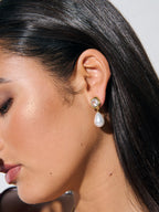 Amélie Bridal Earrings in 18K Gold Plated