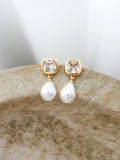 Amélie Bridal Earrings in 18K Gold Plated
