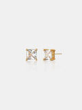 Clara Crystal Stud Earrings - 18K Gold Plated
