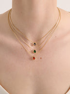 Aurora Birthstone Necklace