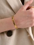 Cinta Cuff Bracelet - 18k Gold Plated