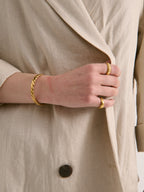 Cinta Cuff Bracelet - 18k Gold Plated