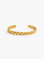 Cinta Cuff Bracelet - 18k Gold Plated