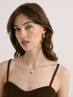Sade Pebble Necklace - Gold