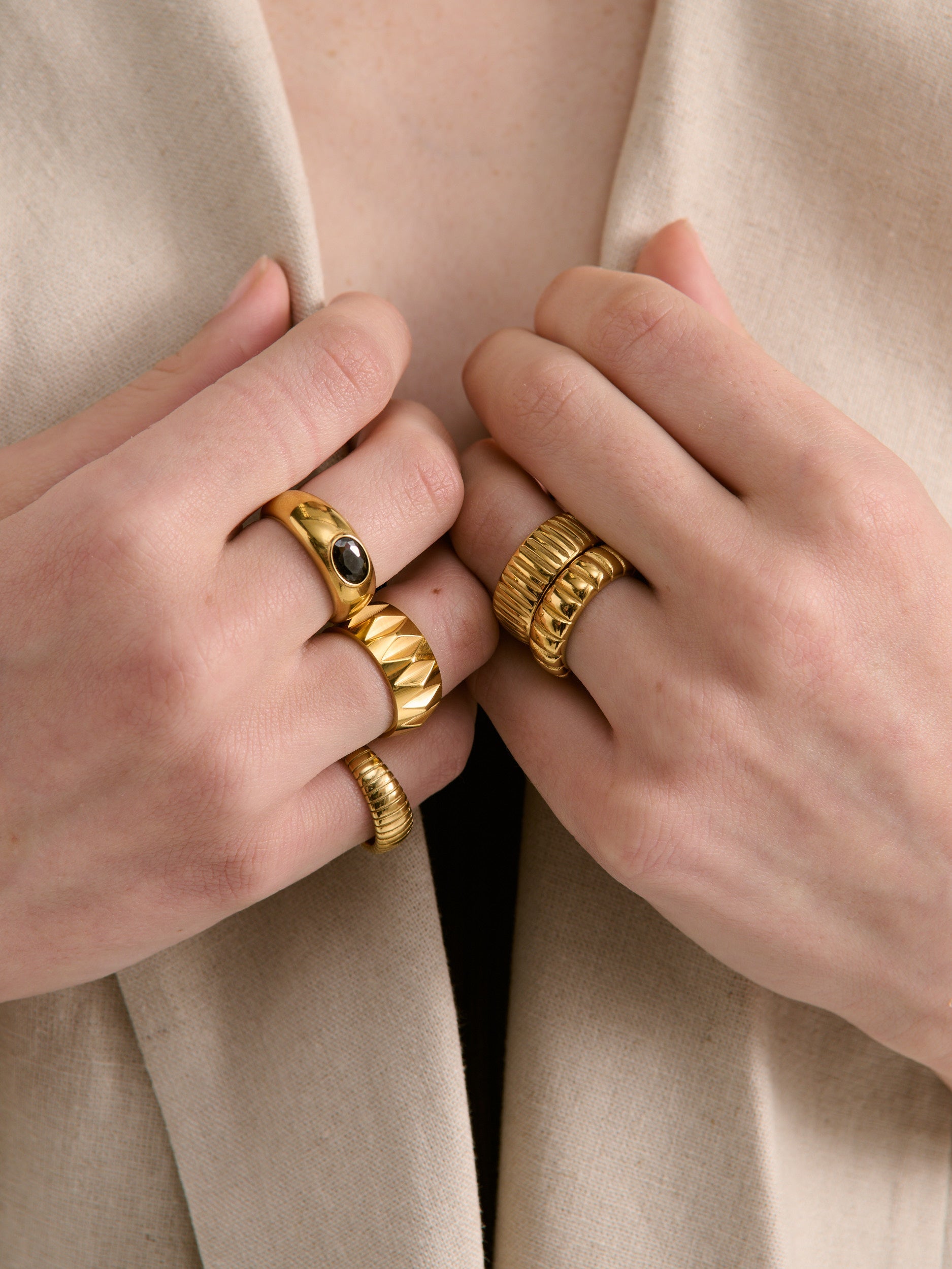 Wasabi Ring - Gold Plated