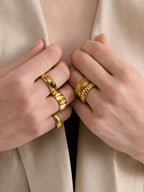 Sephere Bold Ring - Gold Plated