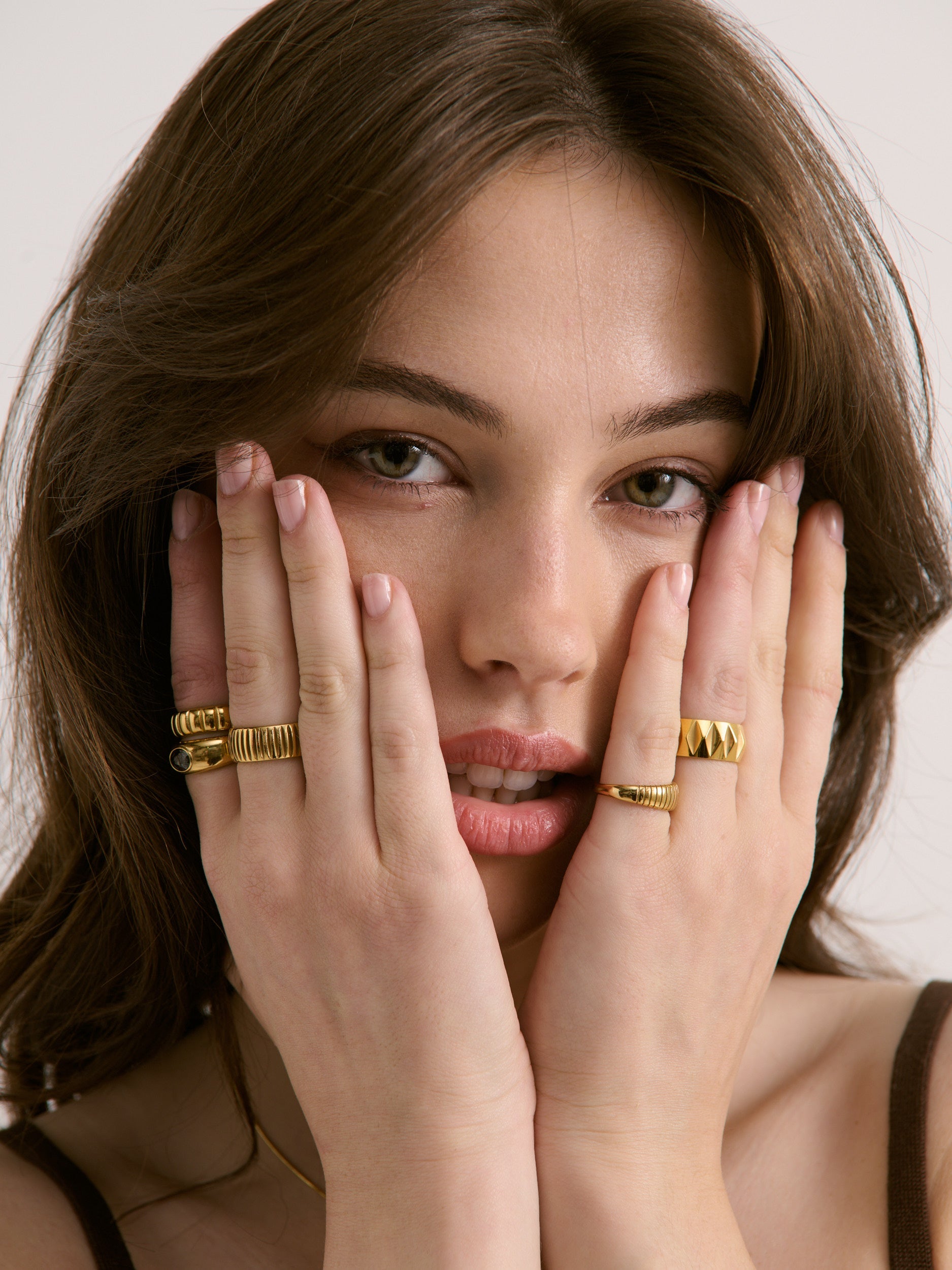 Sephere Bold Ring - Gold Plated