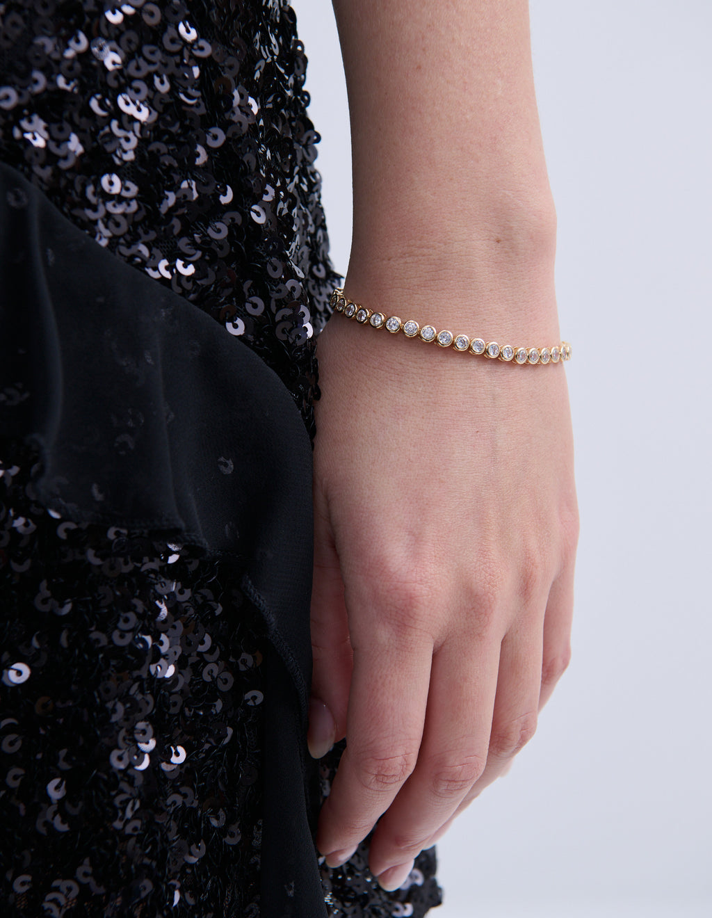 Mona 18K Gold Plated Tennis Bracelet