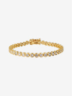 Mona 18K Gold Plated Tennis Bracelet