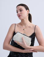 Sasha Pearl Clutch Bag