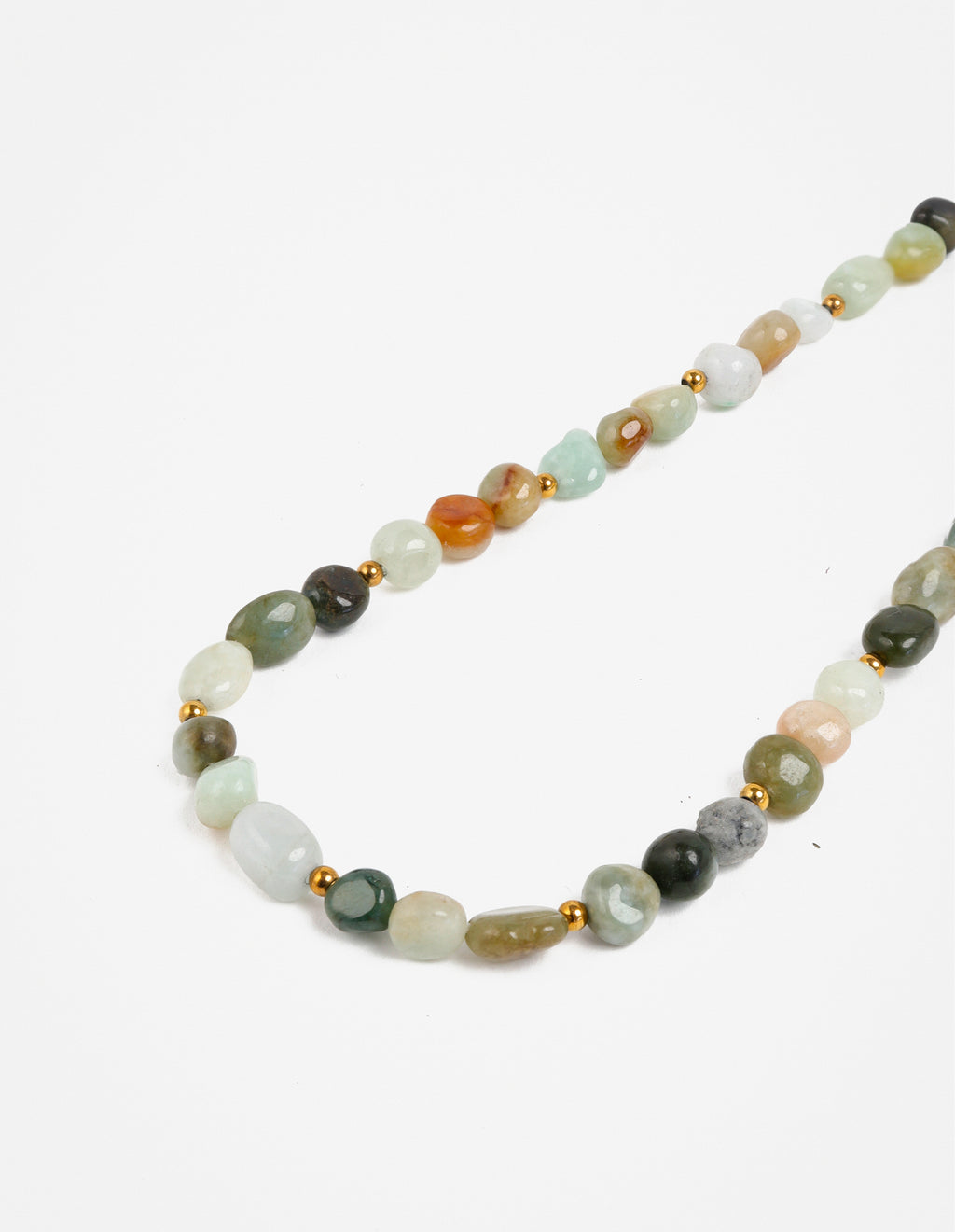 Mirage Natural Stone Necklace - Green