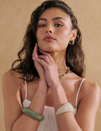 Ramona Triple Pavé Hoop Earrings