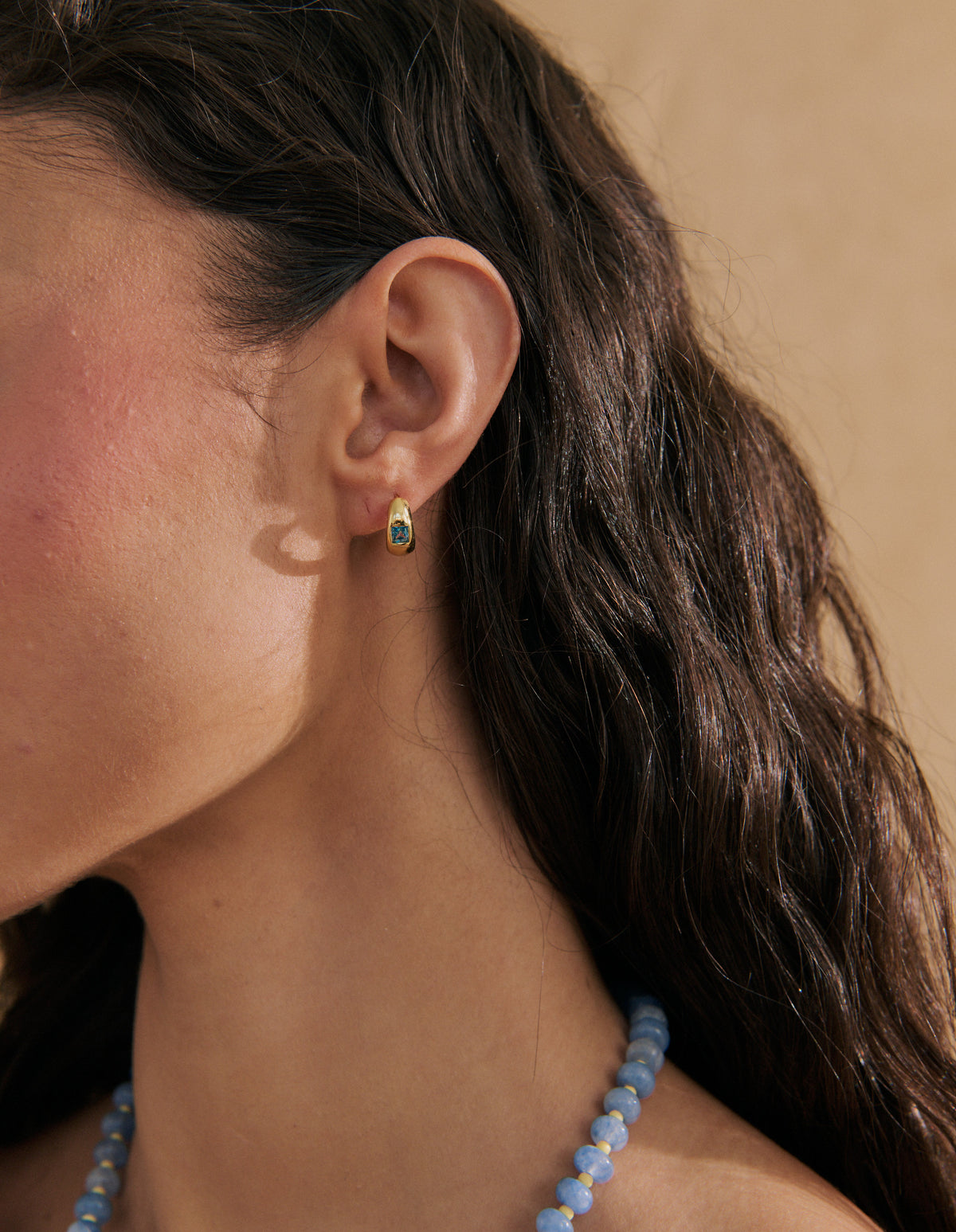 Shiloh Crystal Huggie Earrings