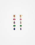 Selah Multicolour 18K Gold Plated Drop Earrings
