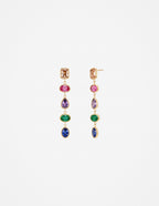Selah Multicolour 18K Gold Plated Drop Earrings