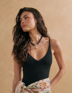Mavi Beaded Pearl Pendant Necklace