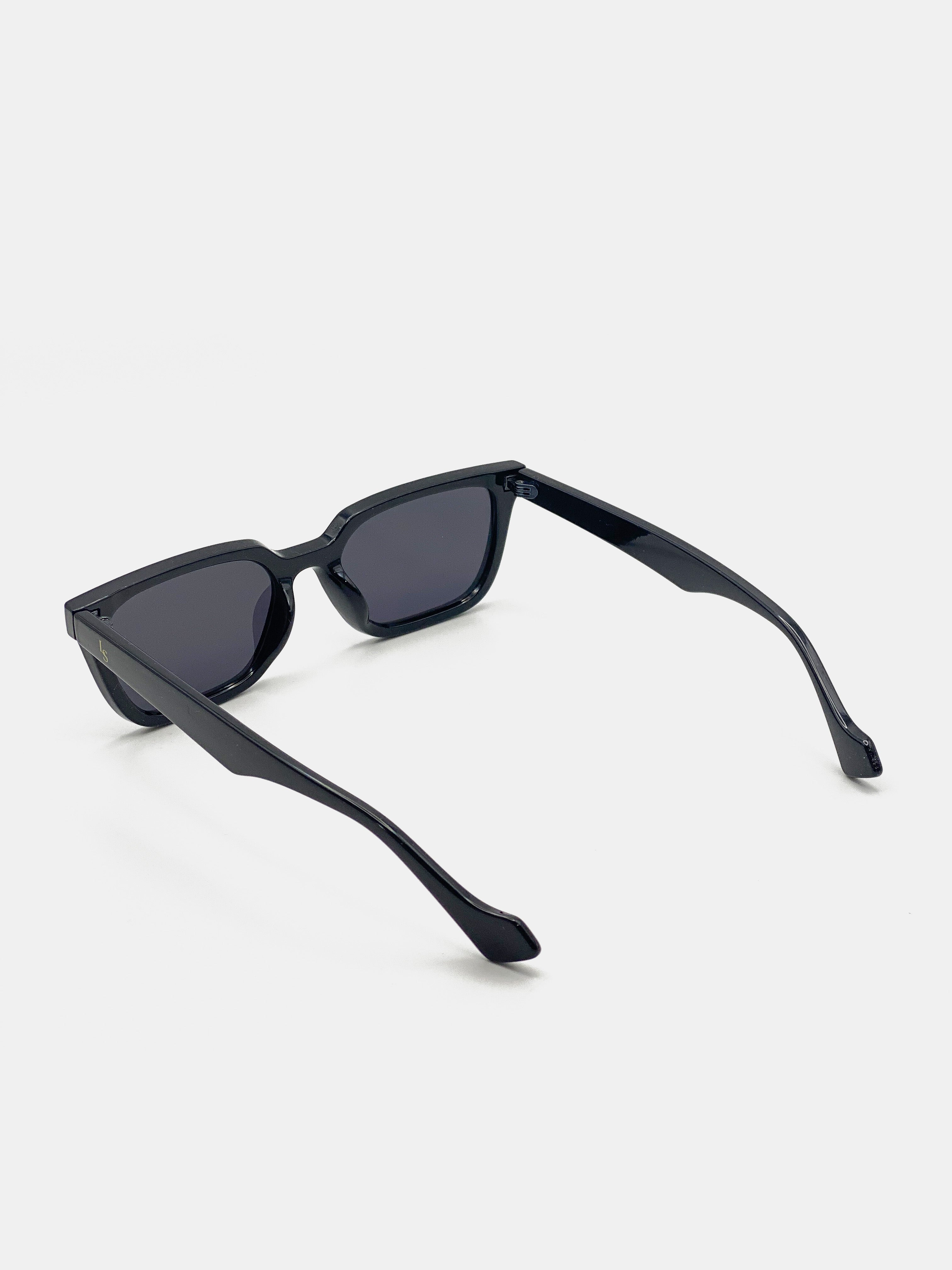 Kitty Rectangular Sunglasses - Black