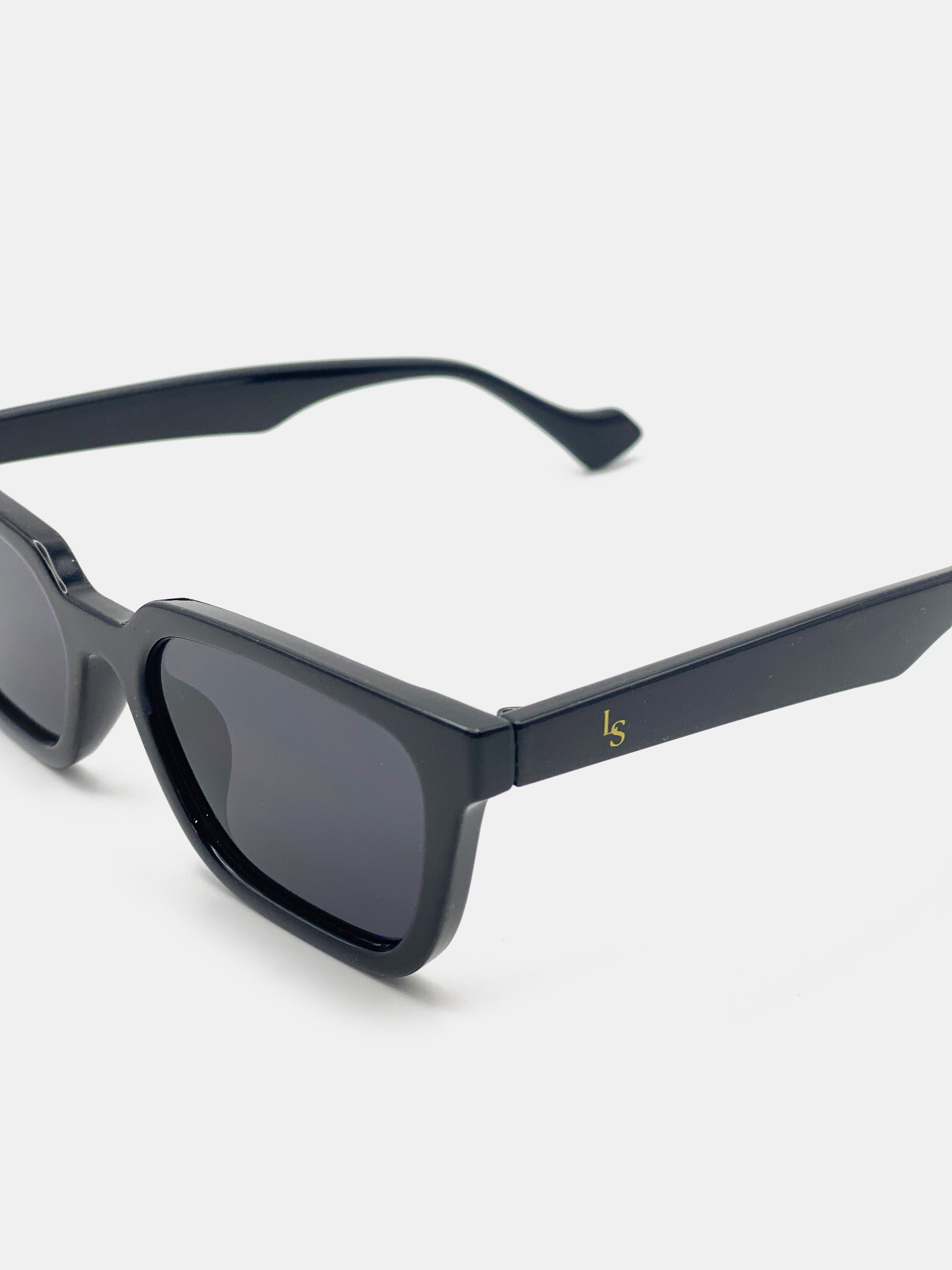 Kitty Rectangular Sunglasses - Black