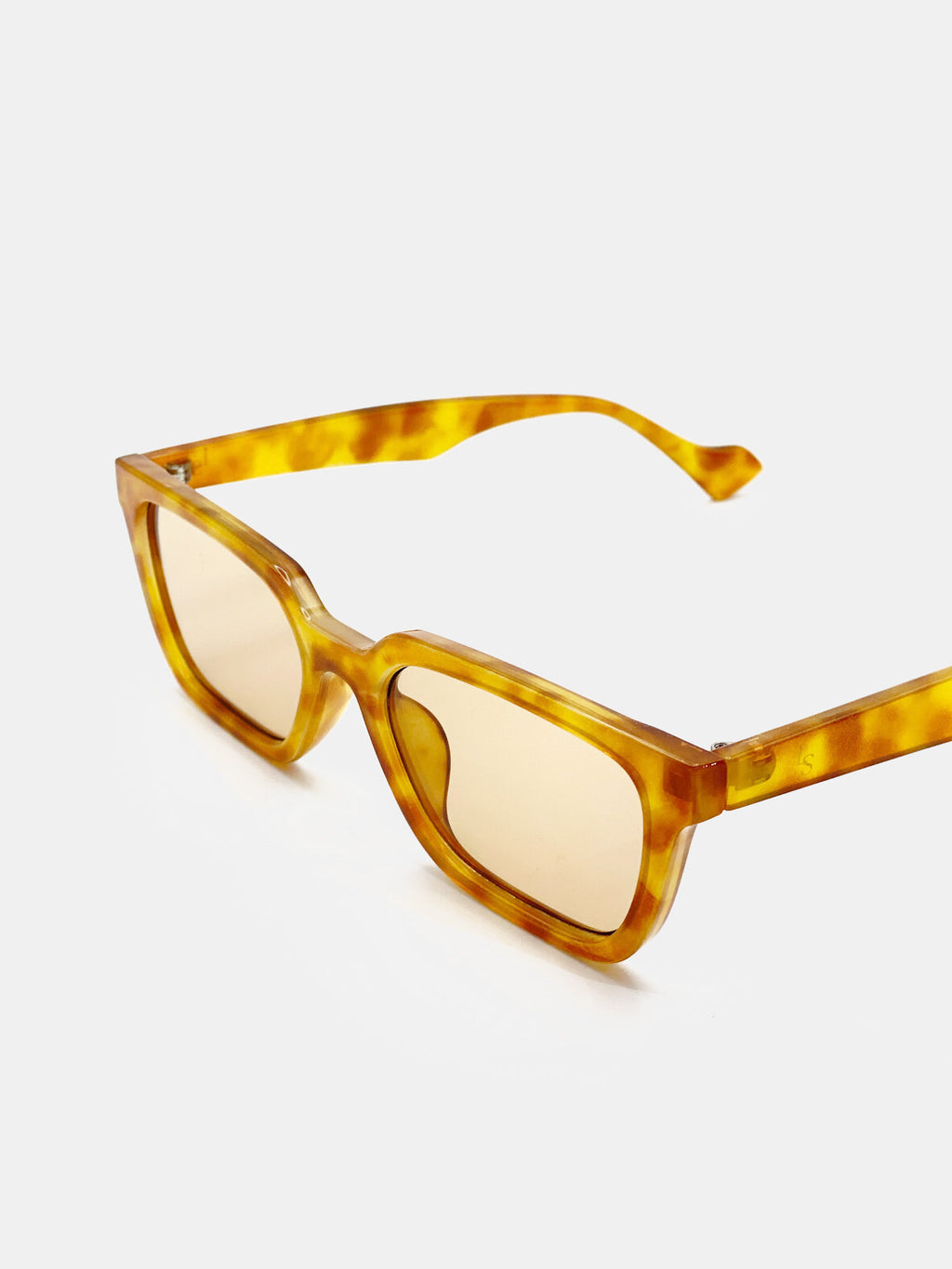 Kitty Rectangular Sunglasses - Vintage Tort
