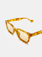 Kitty Rectangular Sunglasses - Vintage Tort