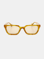Kitty Rectangular Sunglasses - Vintage Tort