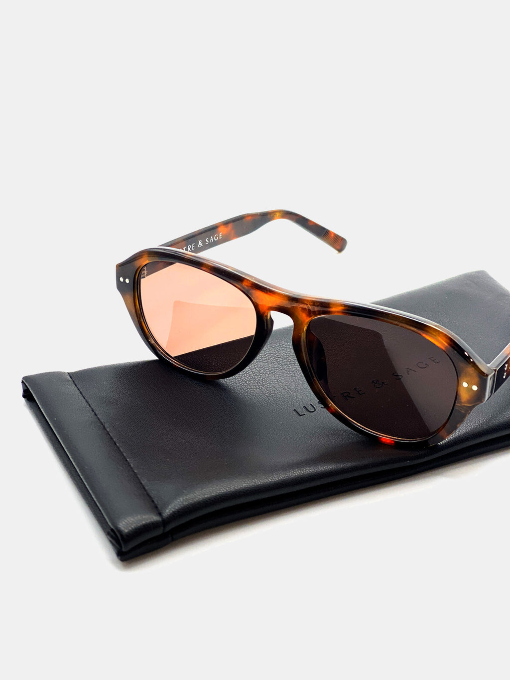 Blanc Round Frame Sunglasses - Dark Tort