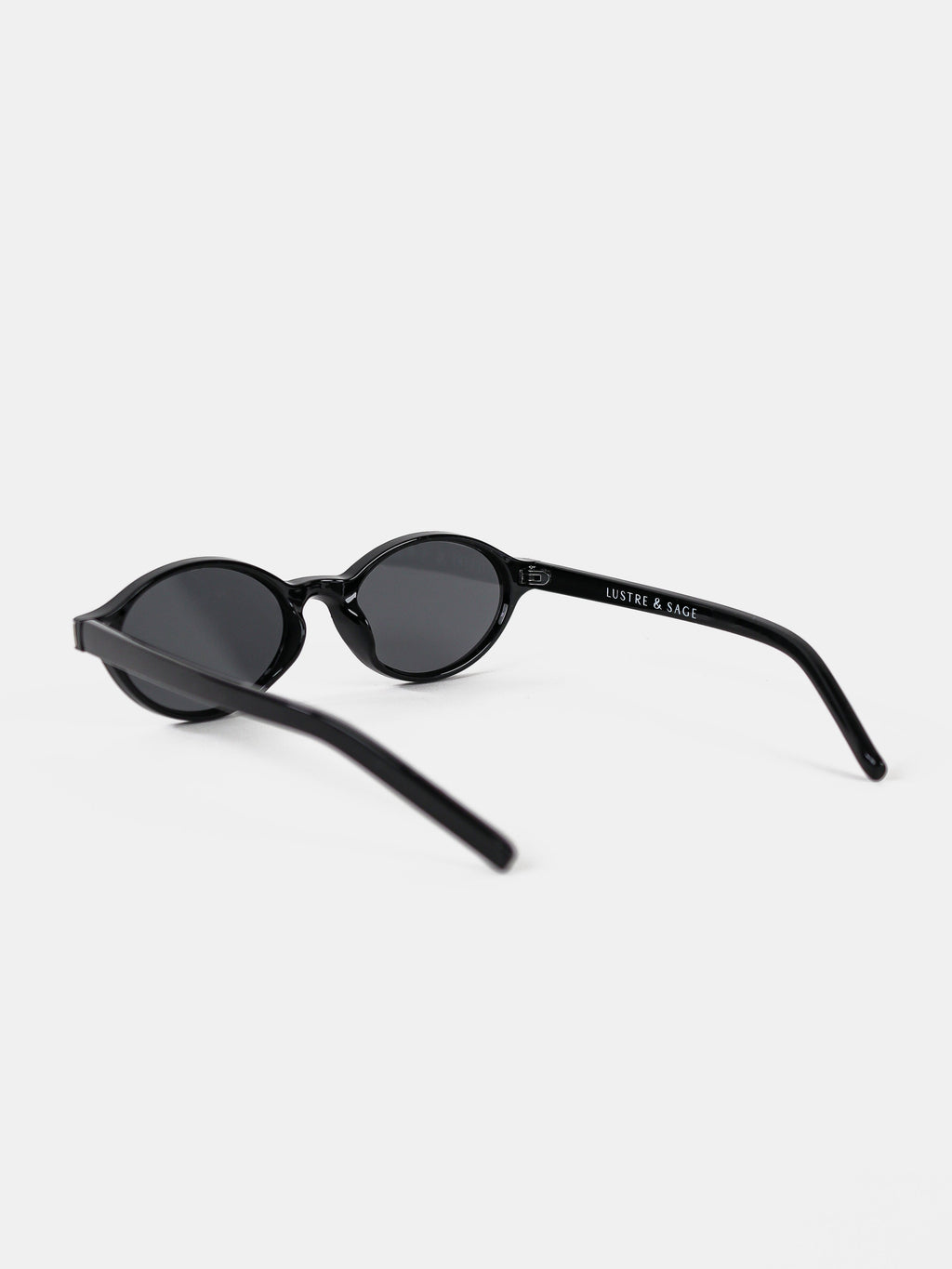 Lexi Oval Sunglasses - Black