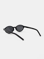 Lexi Oval Sunglasses - Black