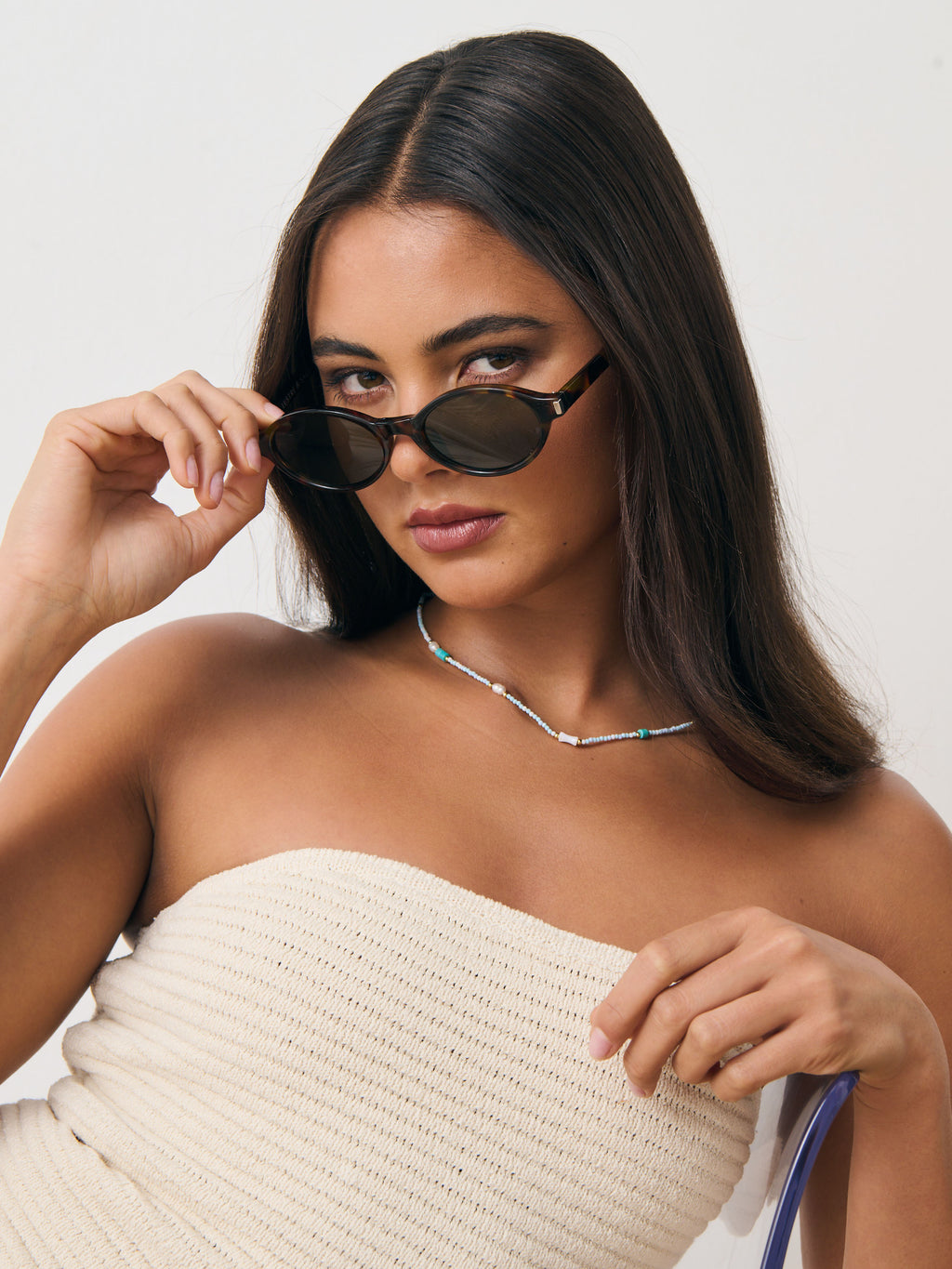 Lexi Oval Sunglasses - Tortoise