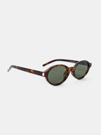 Lexi Oval Sunglasses - Tortoise