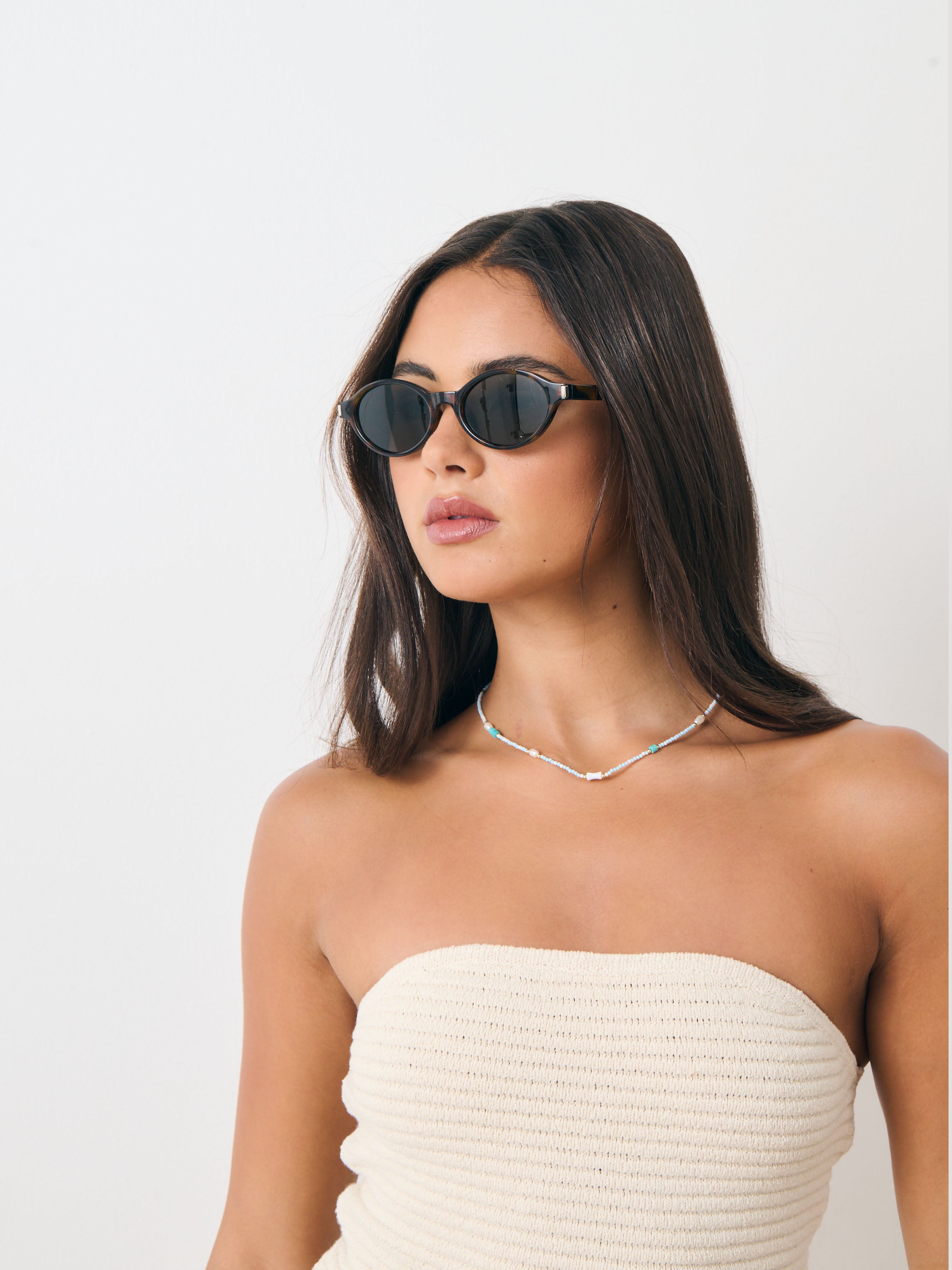Lexi Oval Sunglasses - Tortoise