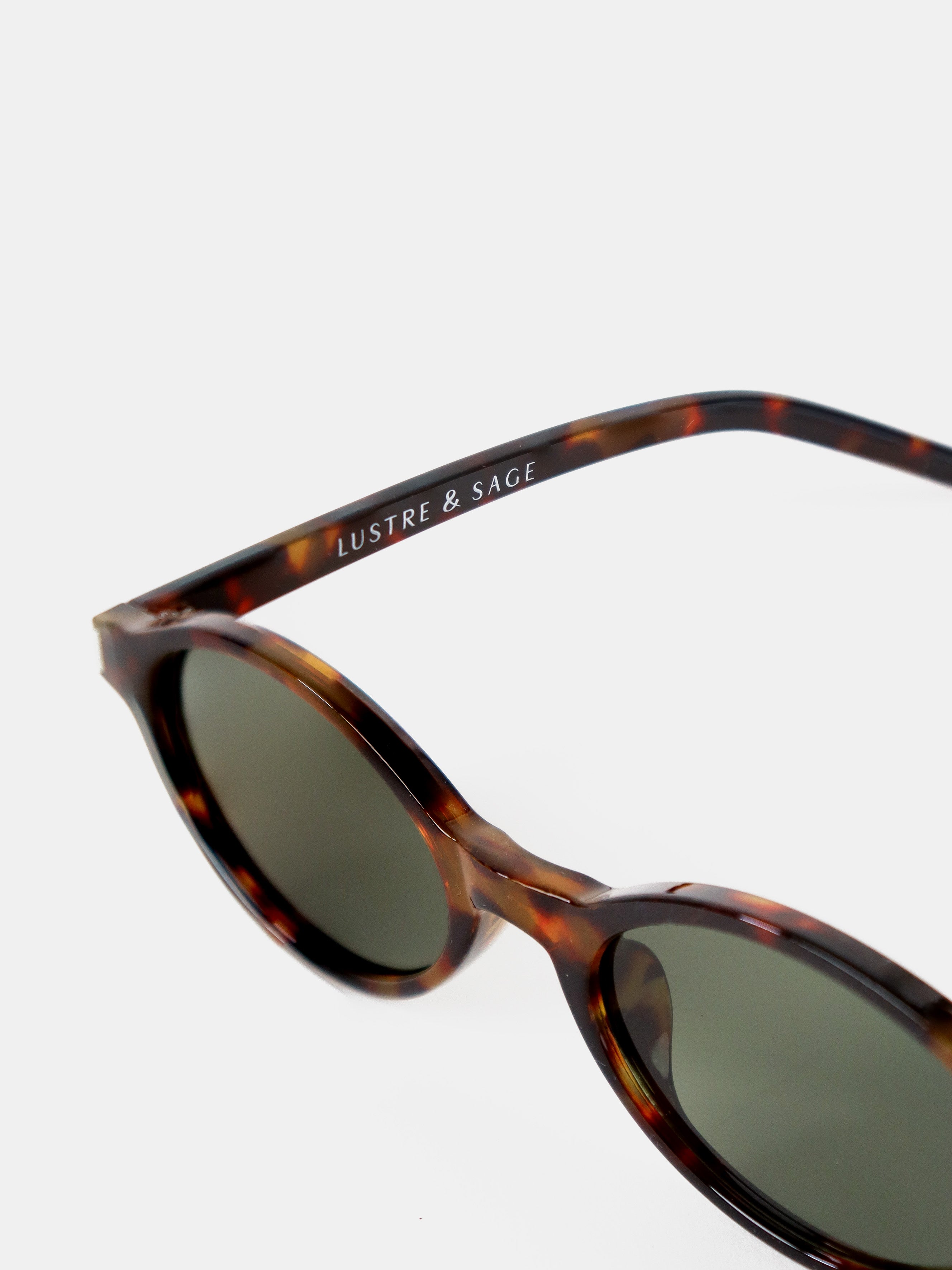 Lexi Oval Sunglasses - Tortoise