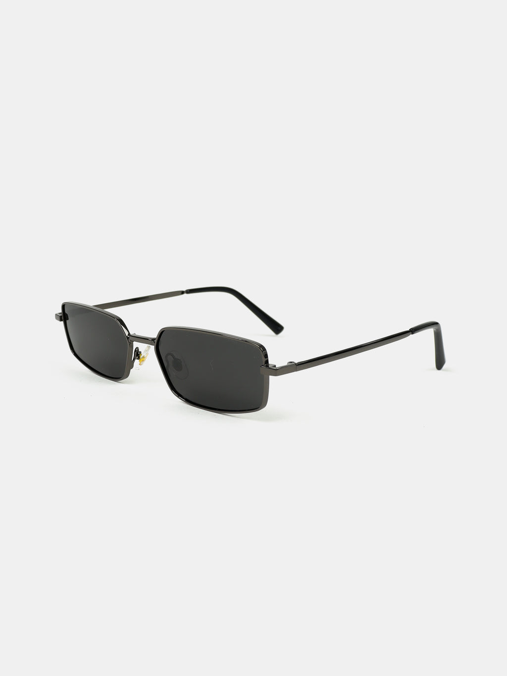 Gwenyth Polarised Metal Frame Sunglasses - Black