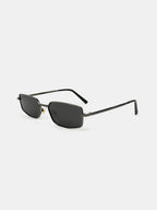 Gwenyth Polarised Metal Frame Sunglasses - Black