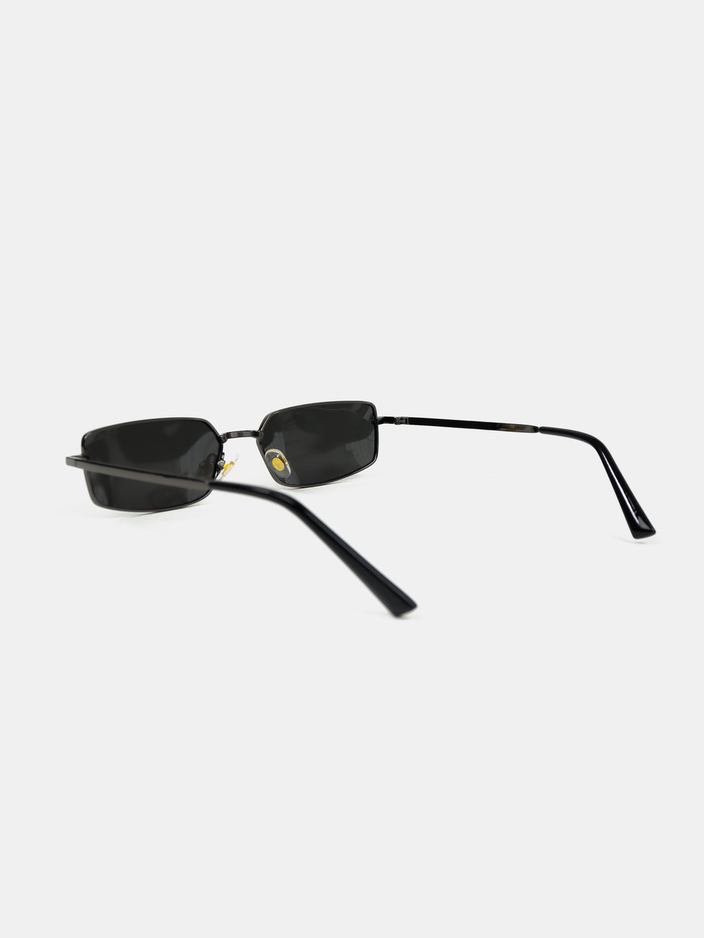 Gwenyth Polarised Metal Frame Sunglasses - Black