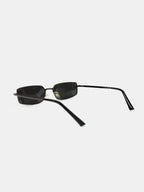 Gwenyth Polarised Metal Frame Sunglasses - Black