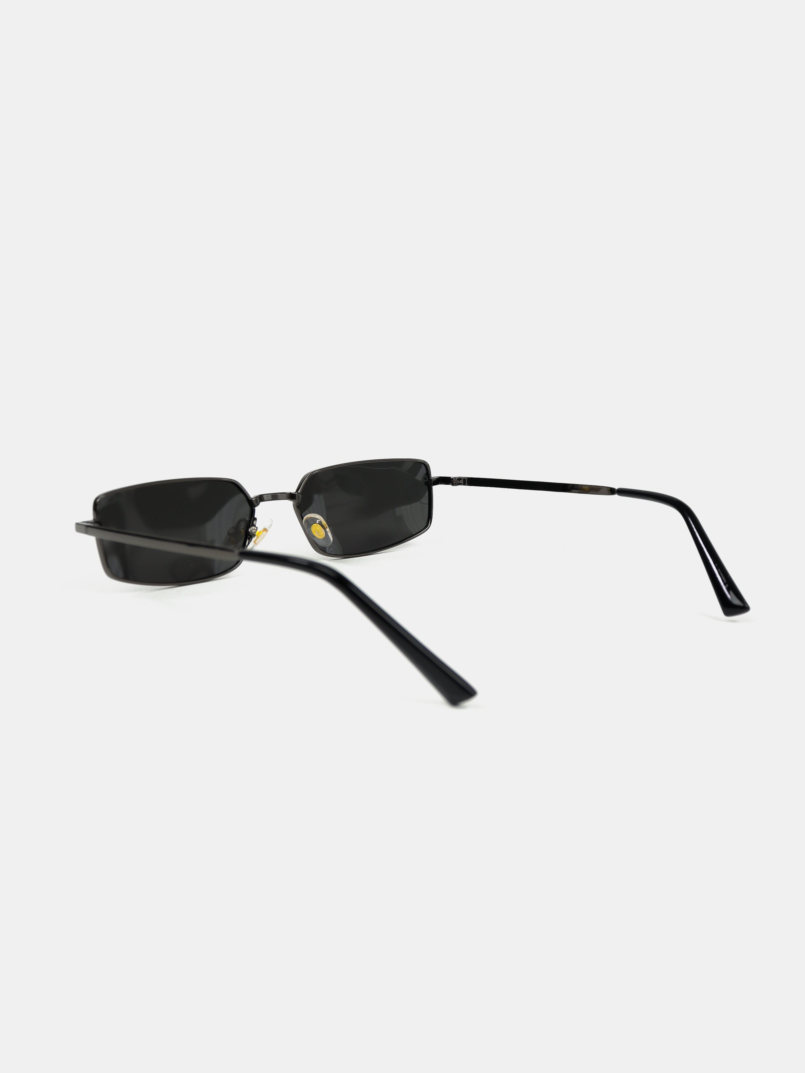 Gwenyth Polarised Metal Frame Sunglasses - Black