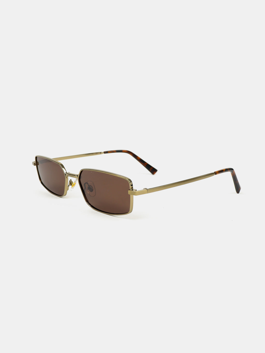 Gwenyth Polarised Metal Frame Sunglasses - Brown