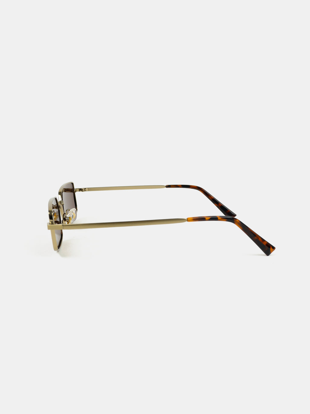 Gwenyth Polarised Metal Frame Sunglasses - Brown