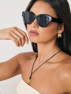 Mielli Cat Eye Sunglasses - Black